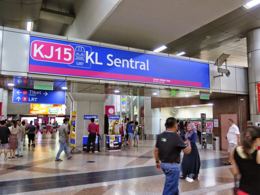 KL Sentral LRT station