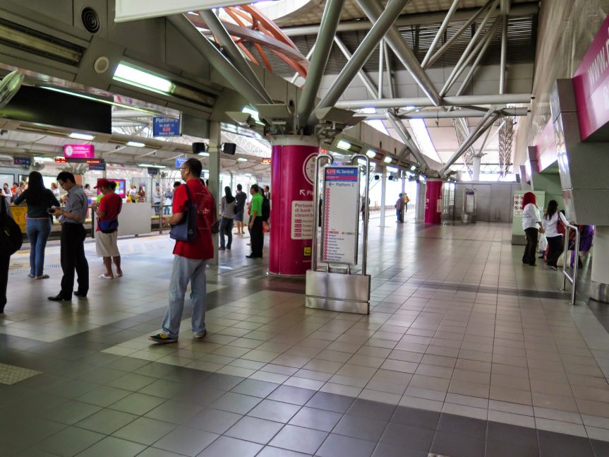 Platforms, KL Sentral LRT station