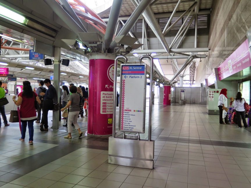 Platforms, KL Sentral LRT station