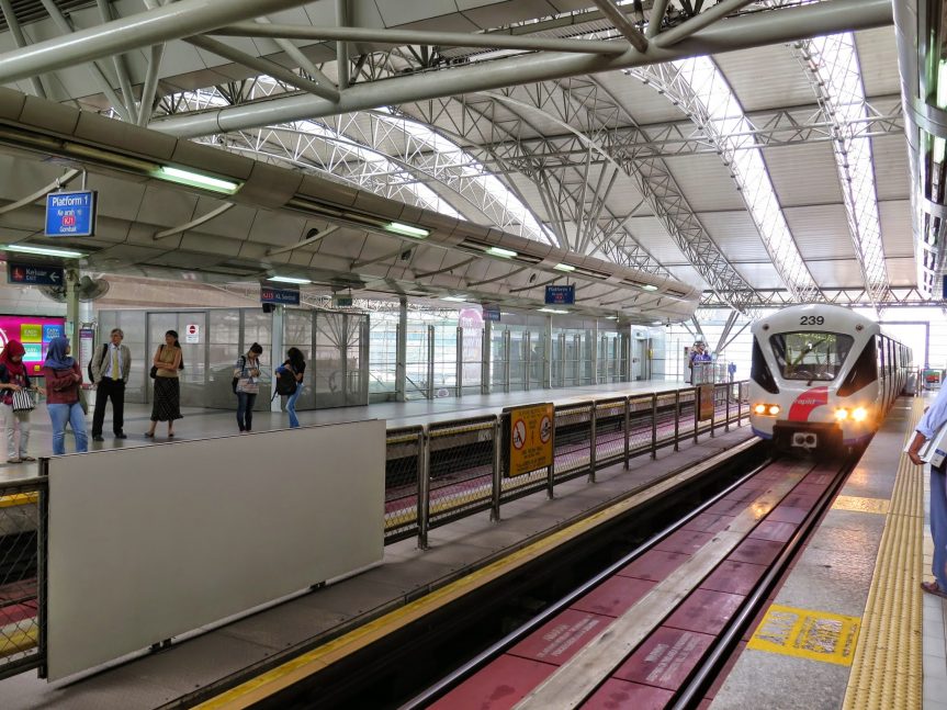 Platforms, KL Sentral LRT station