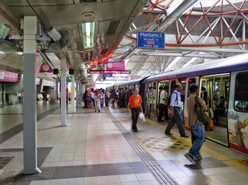 Platforms, KL Sentral LRT station