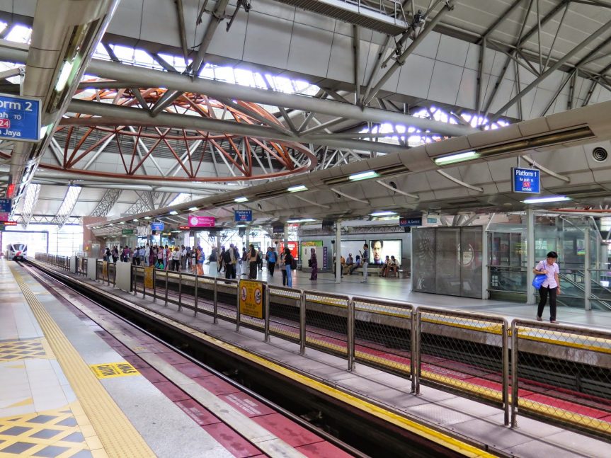 Platforms, KL Sentral LRT station