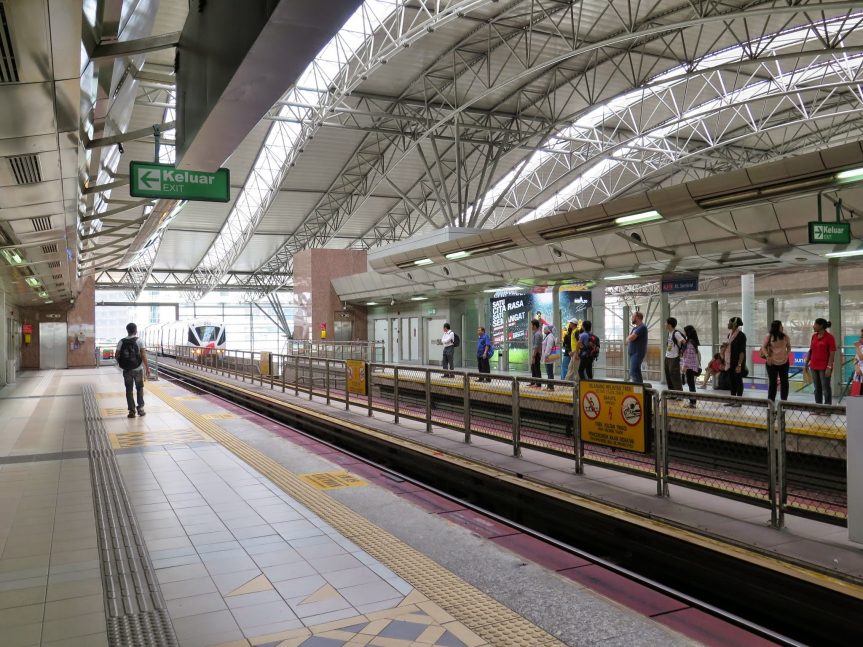 Platforms, KL Sentral LRT station