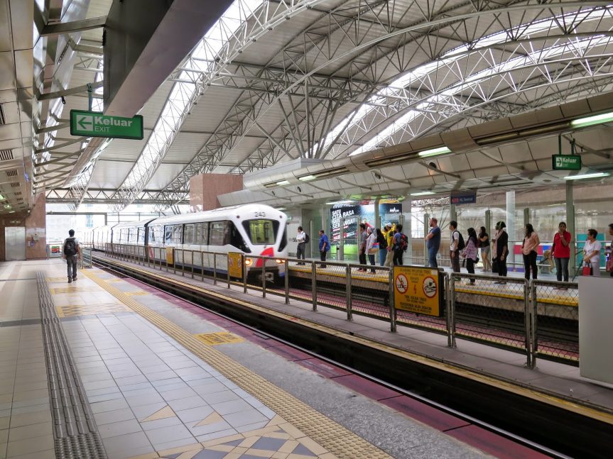 Platforms, KL Sentral LRT station