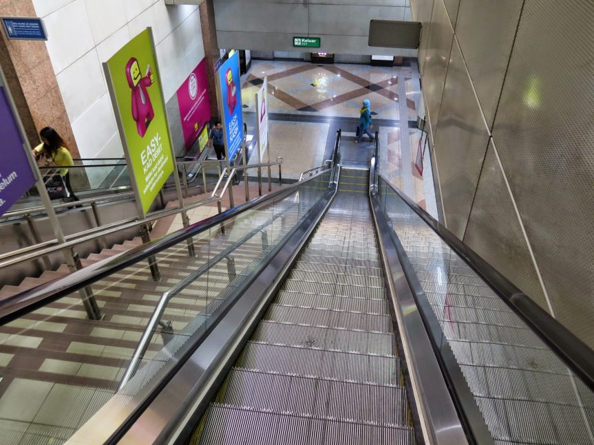 Elevators, KL Sentral LRT station