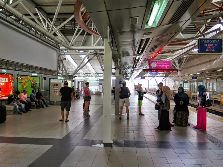 Platforms, KL Sentral LRT station