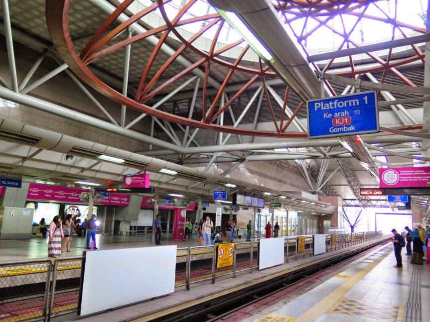 Platforms, KL Sentral LRT station