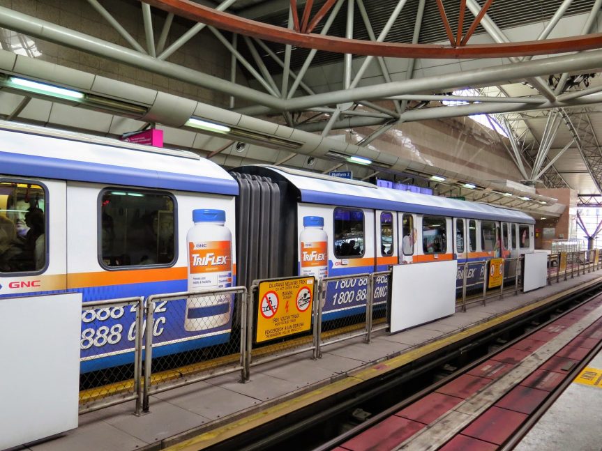 RapidKL LRT trains