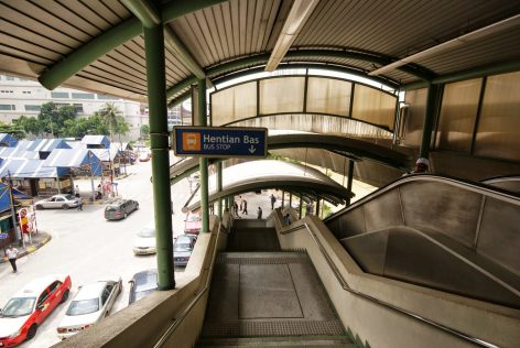 Connecting bridge to Pekeliling Bus Terminal