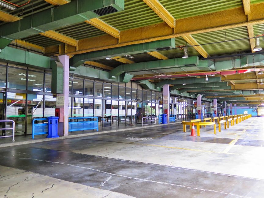 Bus waiting area, Putra Bus Terminal