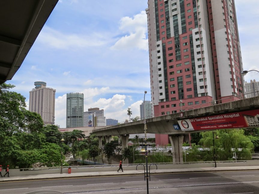 LRT Track near Putra Bus Terminal