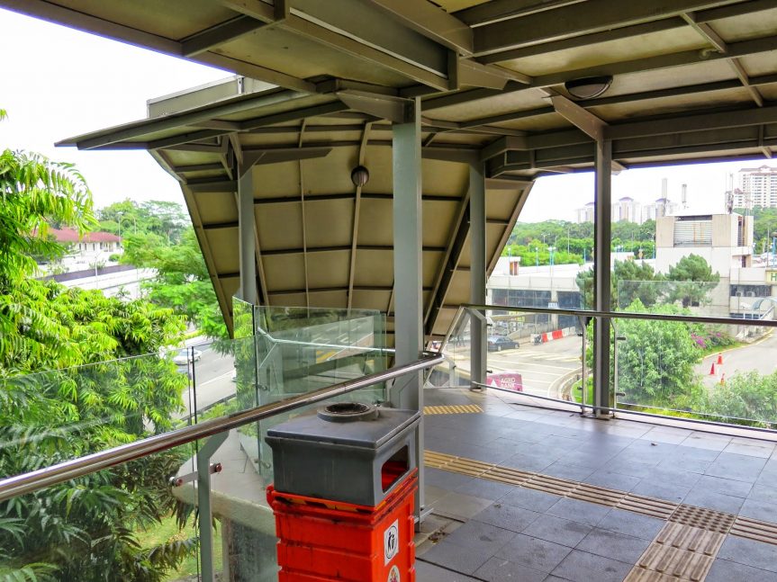 Pedestrian bridge near Putra Bus Terminal