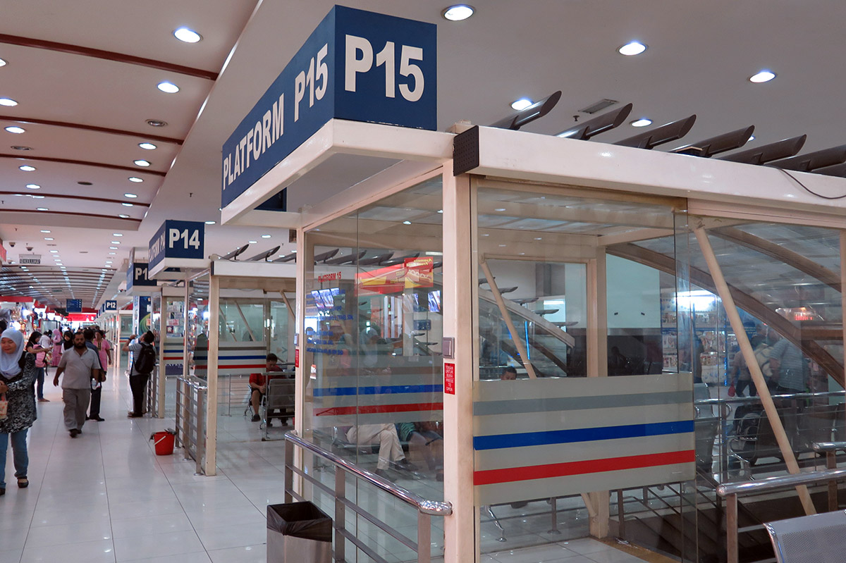 Pudu Sentral, bus terminus for buses to Malaysia Northen ...