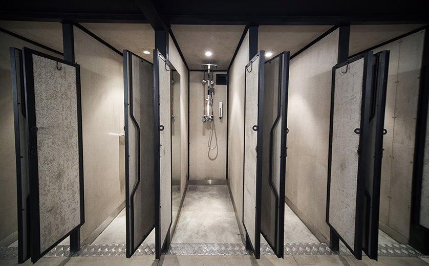 Bathrooms, Capsule by Container Hotel