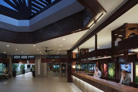 Reception area