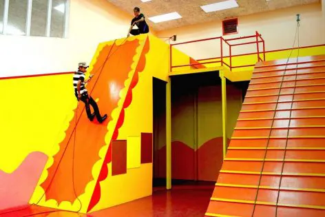 Rock climbing gym