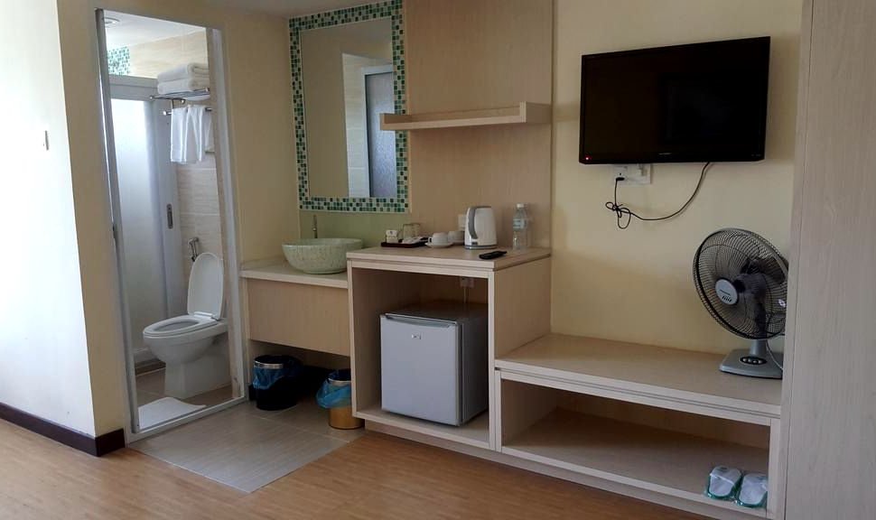 En suite bathroom