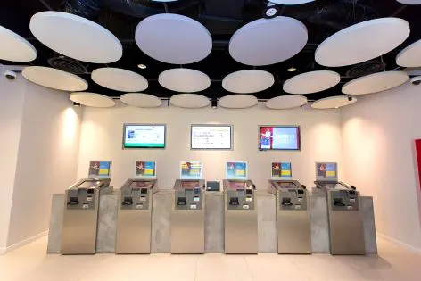 Express check-in kiosks