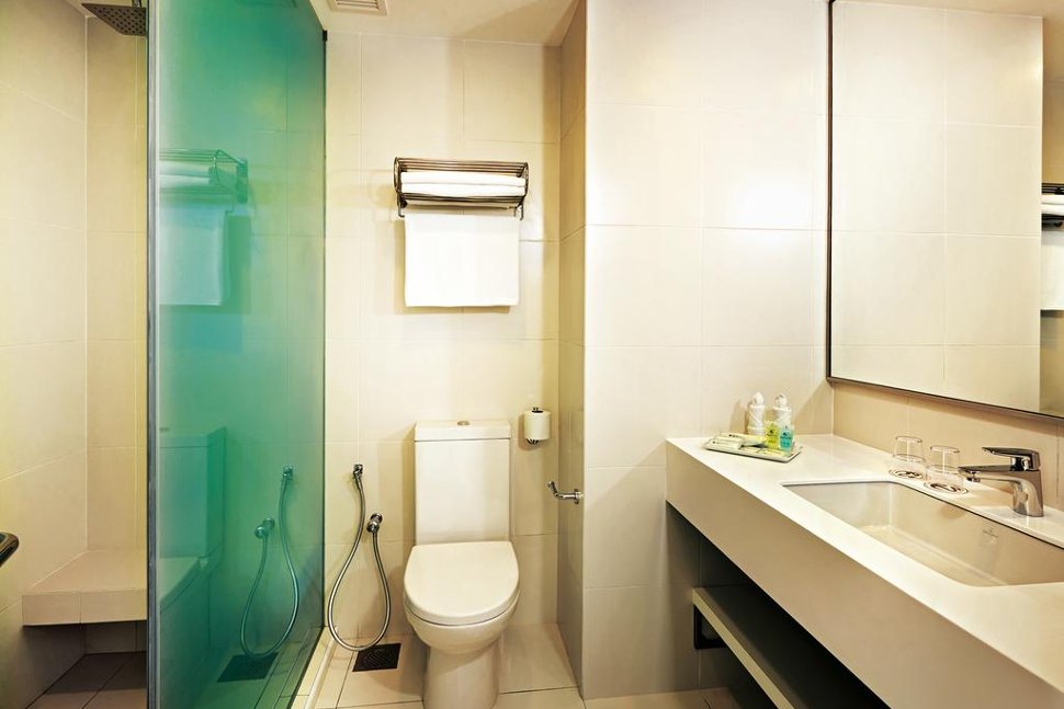 En suite bathroom
