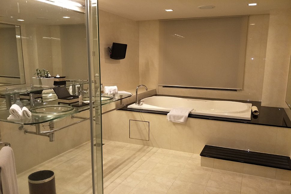 En suite bathroom