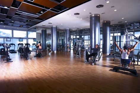 Workout at the gym
