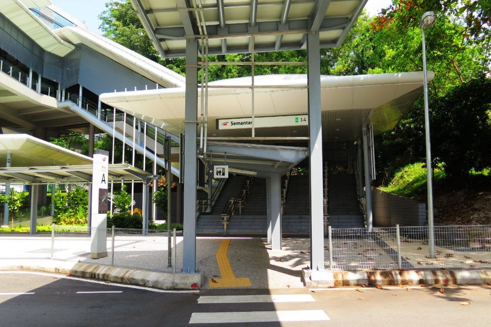 Entrance A of the Semantan station