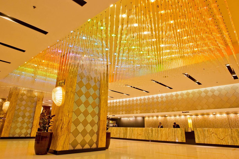 Reception at the hotel