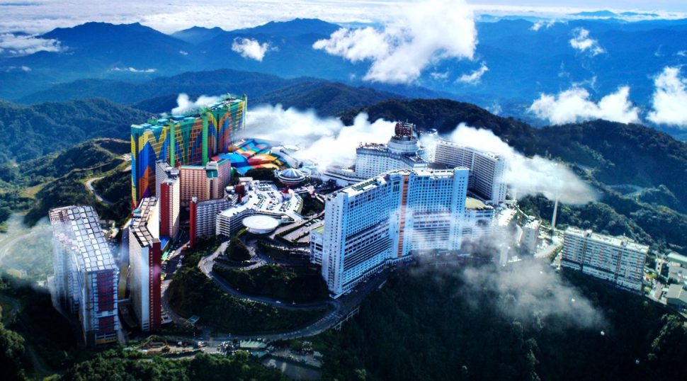 Aerial view of Genting Highlands resort