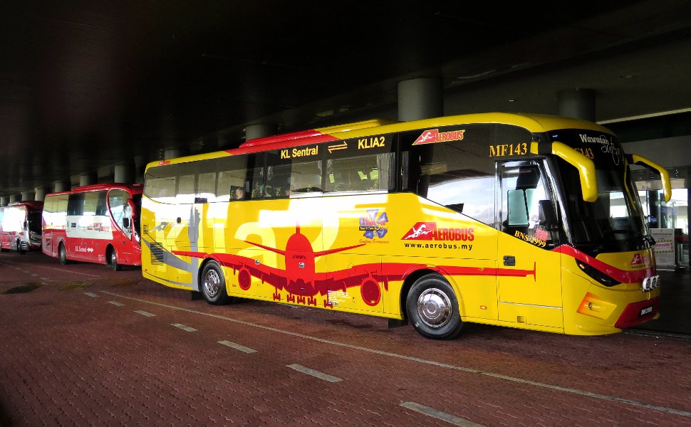 Aerobus at the klia2's Transportation Hub