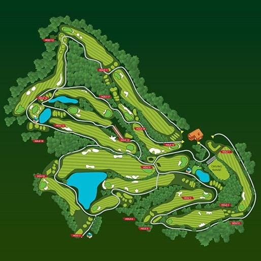 Awana golf course holes layout
