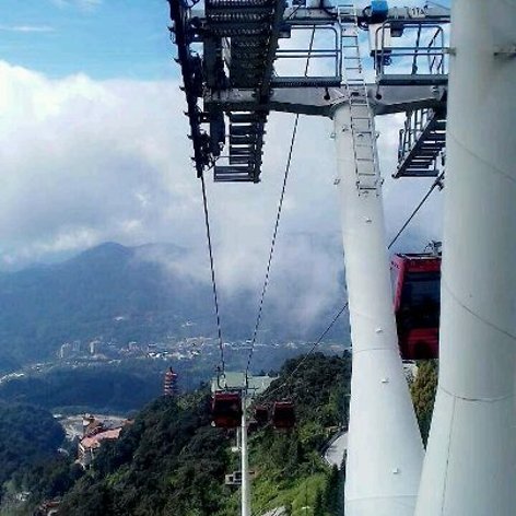 The view from the Gondolas cable cars