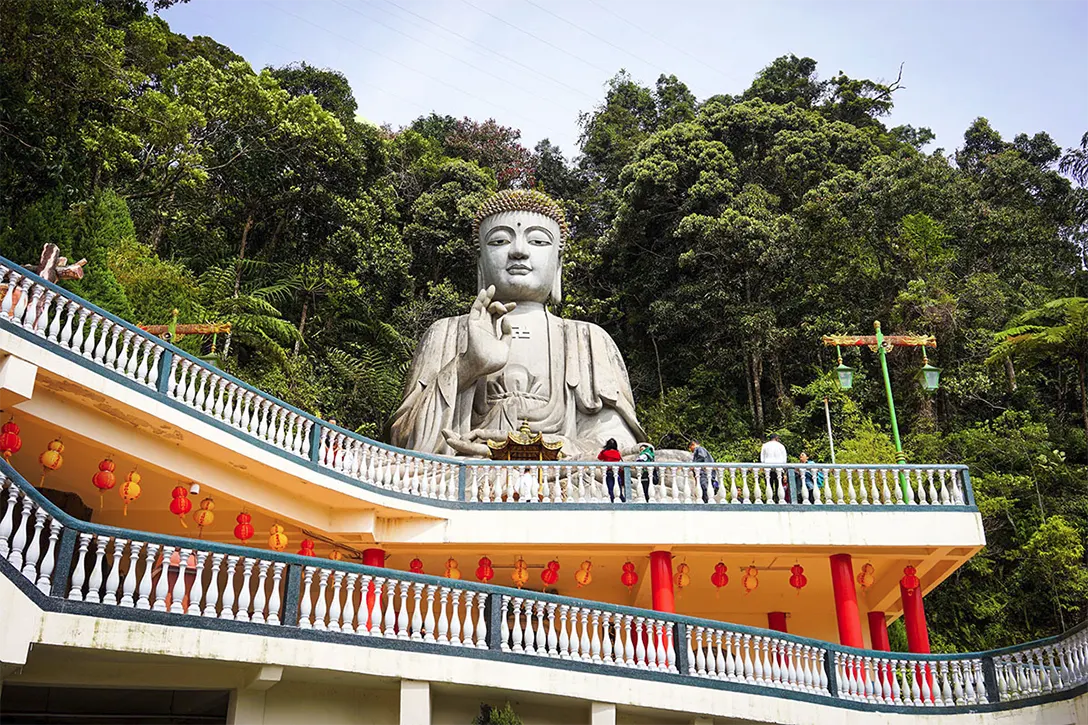 The statue of Buddha