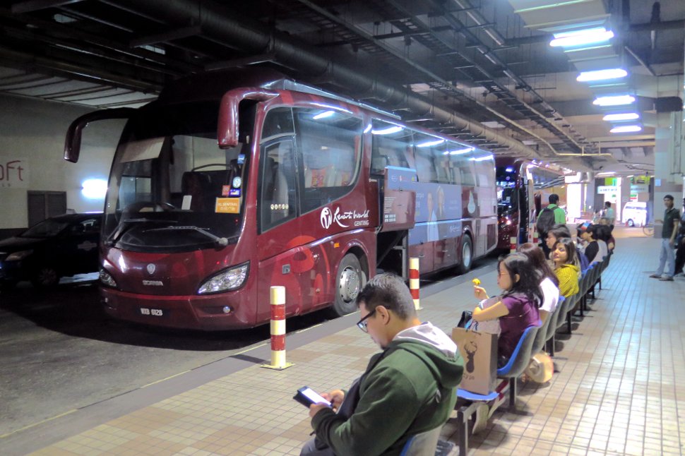 Genting Express buses waiting at KL Sentral