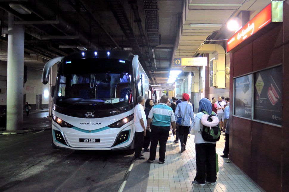 Ticket booth at KL Sentral for Genting Express bus