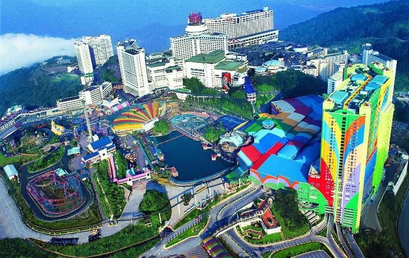 Sky view of Genting Highlands