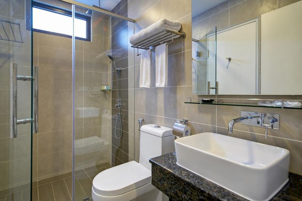 En suite bathroom