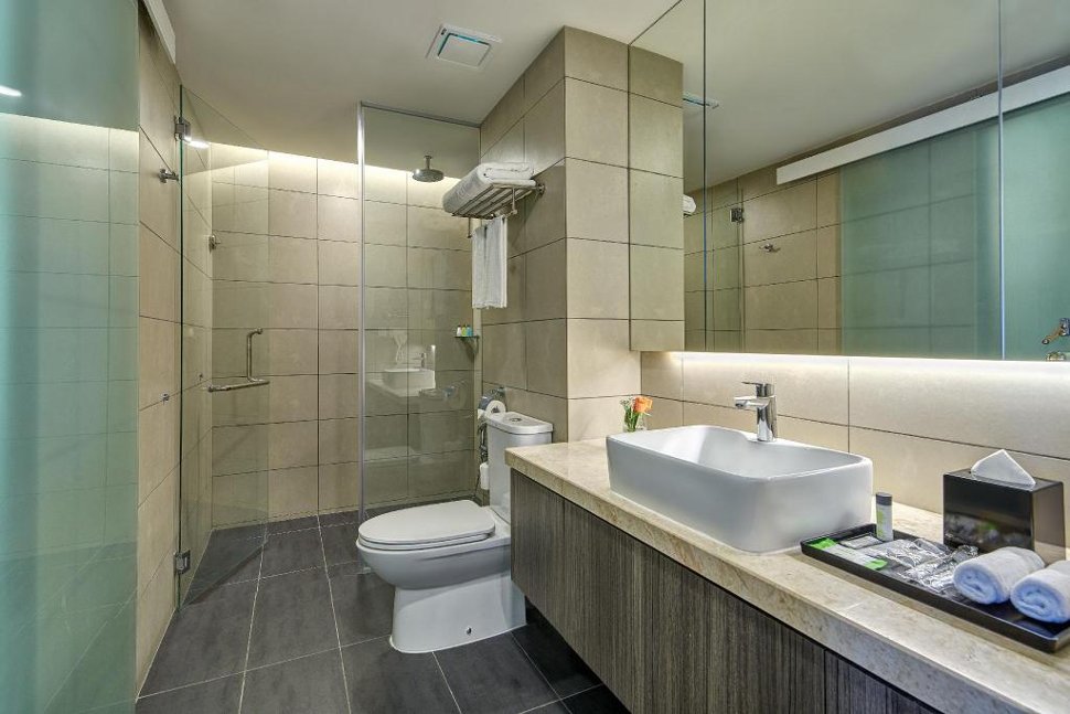 En suite bathroom