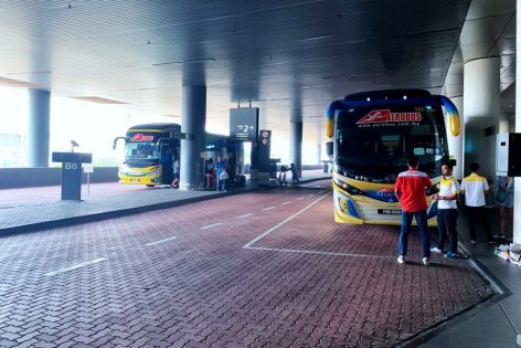 Transportation hub at klia2