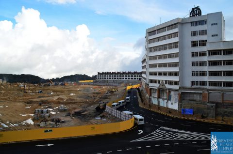 What used to be the main entrance of genting theme park, Dec 2014
