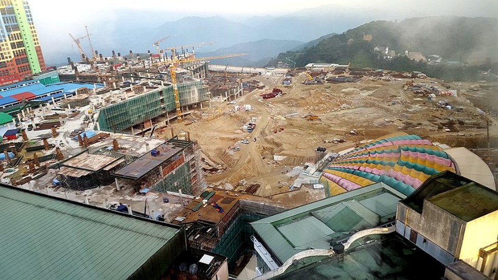 View from Genting Grand Hotel 15th Floor, Dec 2015