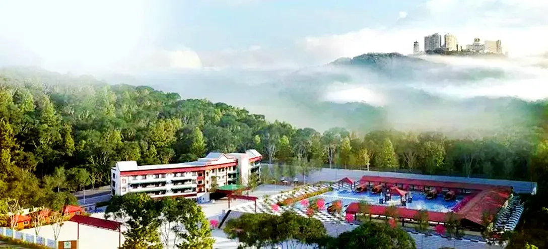 Artist impression of DZH Health Resort Club