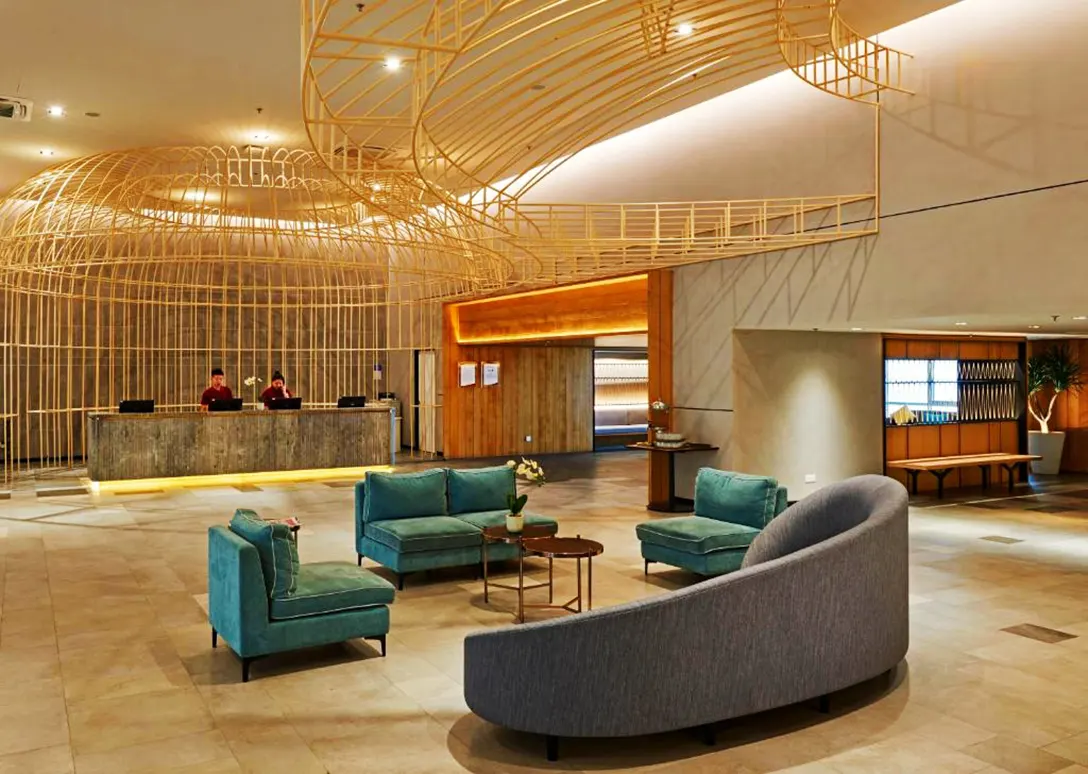 Lobby and reception area at Swiss-Garden Hotel & Residences
