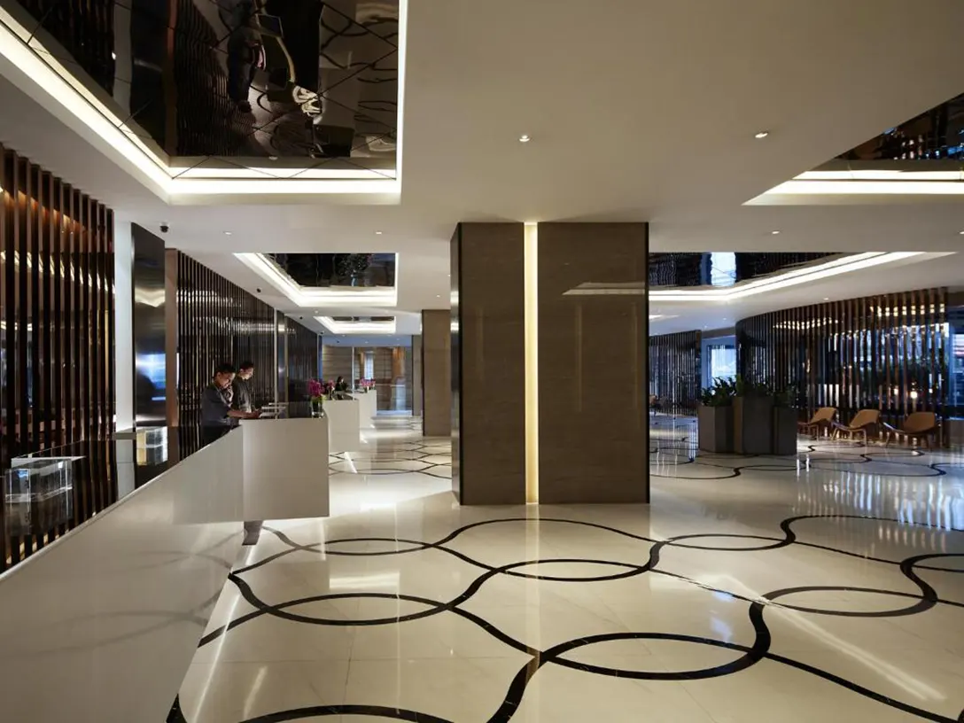 Reception at the hotel