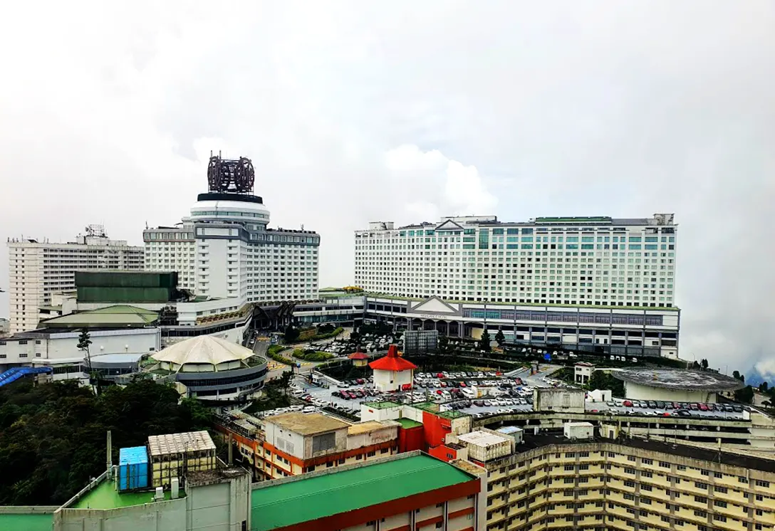 Aerial view of the Resort Hotel and its surrounding area