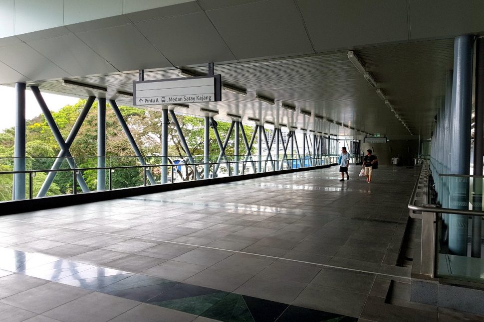 Exit to entrance A of the Stadium Kajang station