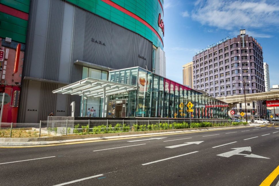 Entrance D of Bukit Bintang station, near Lot 10 shopping mall