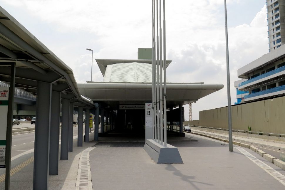 Entrance B of Kampung Selamat station