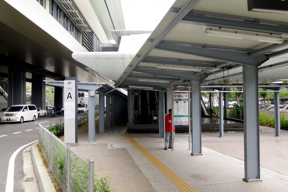 Entrance A of Kota Damansara station