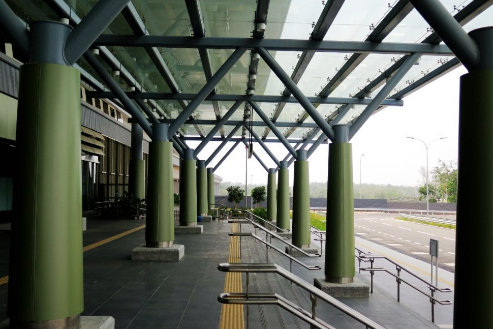 Entrance of the Kwasa Damansara station