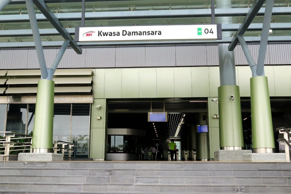 Entrance of the Kwasa Damansara station